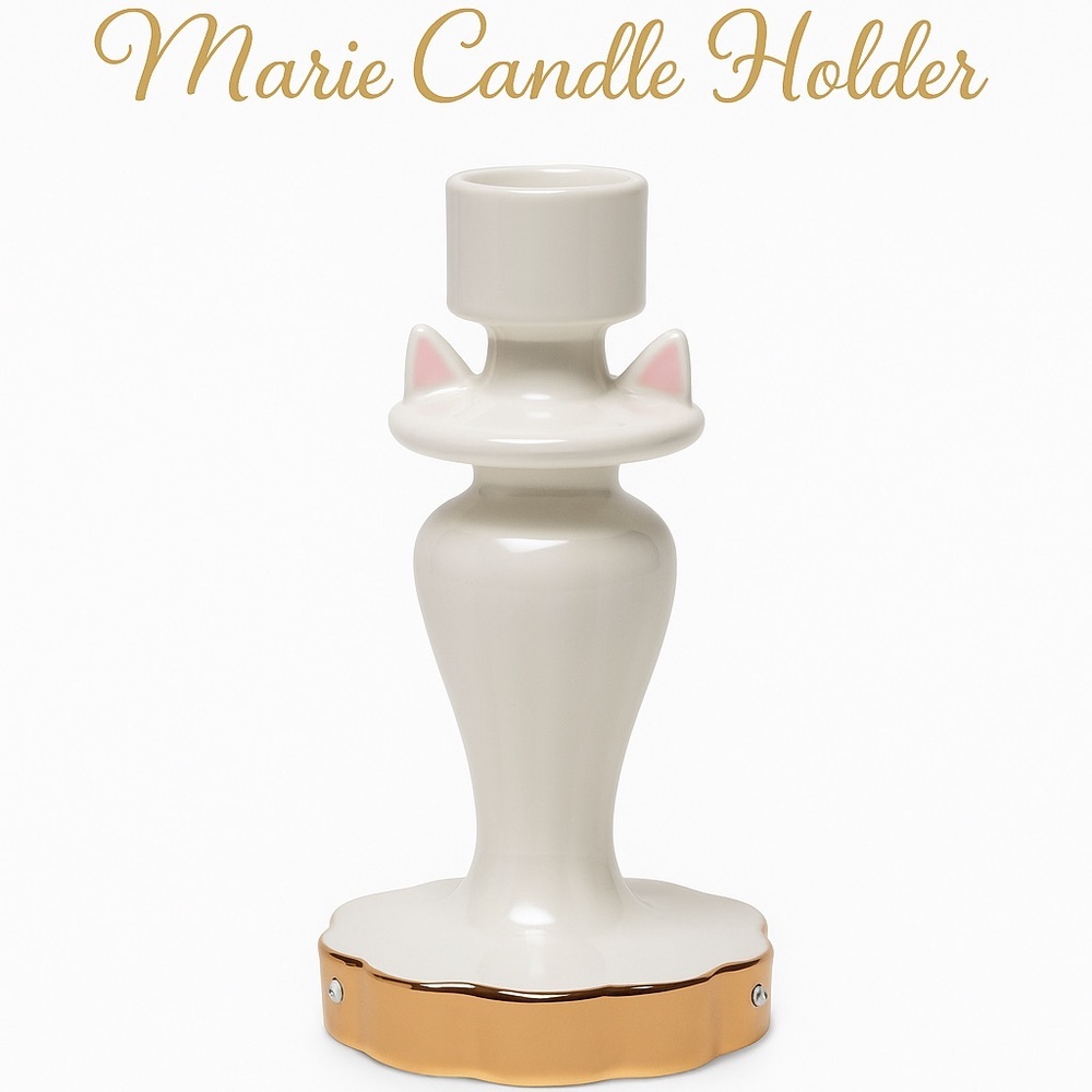 Disney Aristocats Candle Holders – Duchess Design by Ann Shen (Set of 2) |NWT
